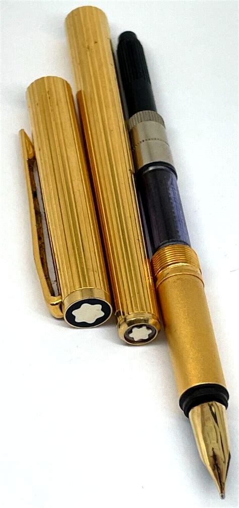 montblanc gold nib.